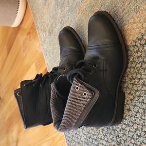 H&M Men Black Boots Size 8.5 EUR 41 Shoes
